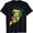 Black, variant on Funny Graphic T-Shirt for Women Pizza Gamer Printed Crew Neck Tees (Blue S)
