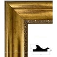 thumbnail image 2 of Modern  Ornate Wall Picture Frame 3" Wide (Gold, 16" x 20" Frame with Plexiglass & Backing Board), 2 of 9