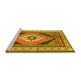 thumbnail image 2 of Ahgly Company Machine Washable Indoor Rectangle Medallion Yellow Traditional Area Rugs, 5' x 8', 2 of 4