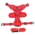 thumbnail image 5 of Escape Proof Cat Harness and Leash Set Reflective Adjustable Kitten Vest Harness Breathable Mesh No Pull Pet Harness 23x19 cm for Cats and Small Dogs Red, 5 of 9
