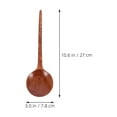 thumbnail image 2 of FRCOLOR Wooden Soup Spoon For Ramen Appetizer Spoons Wooden Spaghetti Spoon Oriental Soup Spoon Asian Soup Spoon Chinese Spoons Soup (Large), 2 of 8