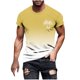 thumbnail image 2 of Tops para hombre, blusas y camisas de manga corta con cuello redondo para hombre, jersey informal de moda con estampado de cuello redondo para hombre, pantalones cortos deportivos para fitness, blusa, 2 of 5