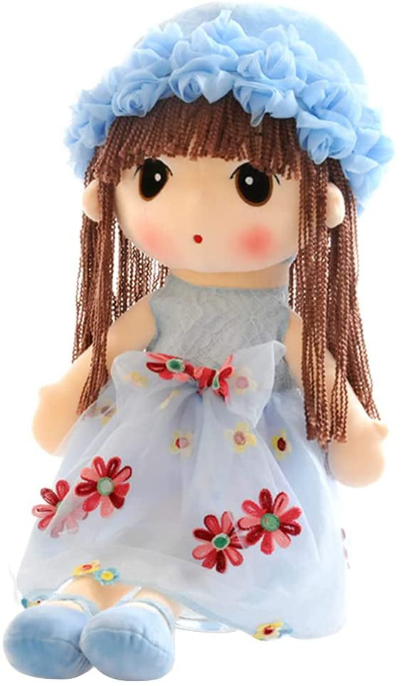 Plush Rag Doll Girl Toy Baby Stuffed Cute Princess Toys Kids Birthday Gift New 