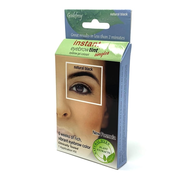 Godefroy Instant Eyebrow Tint Natural Black Single Application