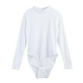 thumbnail image 1 of Mialoley Women Bodysuit Long Sleeve Solid Color Mock Neck  Bodycon Jumpsuit, 1 of 6