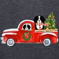 thumbnail image 3 of CafePress - Christmas Berner Red Truck Long Sleeve T Shirt - Mens Hooded Shirt, 3 of 3