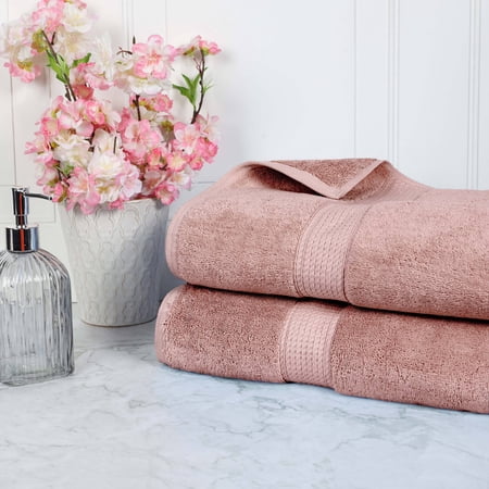 Superior 800 GSM Egyptian Cotton 6-Piece Towel Set Soft Ultra Absorbent Towels Coral