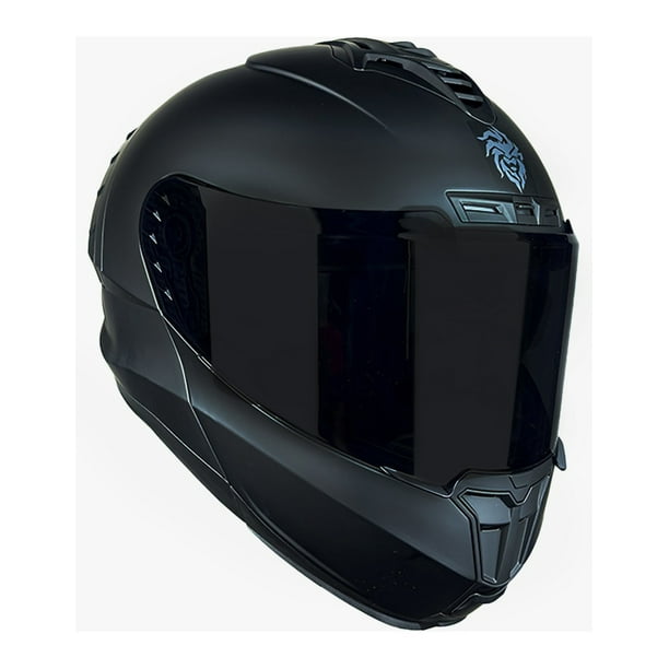 Casco Abatible Para Moto Kov Snow Negro Mate Certificado Dot