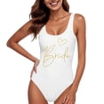 thumbnail image 3 of MKLEKYY Trajes De Baño Mujer Curvy Women Fashion Letter Print Piece Swimsuit Sexy Bikini Swimwear Bathing Sleeveless Backless Swimsuit 378, 3 of 4