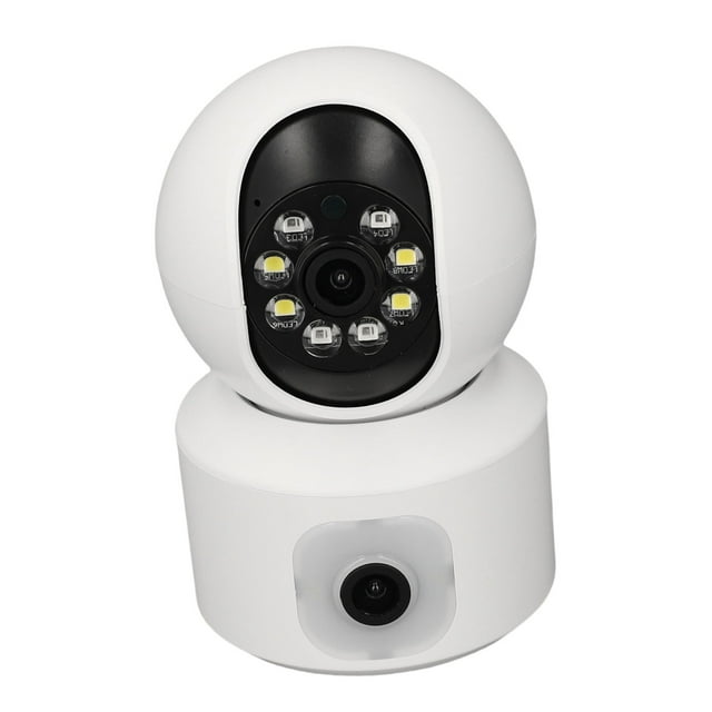 Cámara de Seguridad Wifi, Cámara de Seguridad HD Home Dual Lens para Tienda