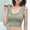 B_ Army Green, variant on SMihono Women's Sport Tank Bras No Underwire Lightweight Push Up Lace Bralette Beauty Back Stretch Breathable T Shirt Bras Black L