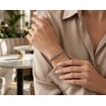 thumbnail image 3 of Bling Jewelry Womens Blue Sapphire CZ Tennis Bracelet 12 CT Royal Blue White CZ Bracelet 7.5 Inch, 3 of 4