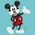 thumbnail image 2 of Girl's Mickey & Friends Artistic Mickey Mouse  Graphic Tee Tahiti Blue Large, 2 of 4