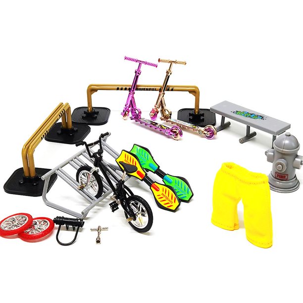 A Mini monopatines/bicicletas deportivos con dedos para niños, regalos de cumpleaños para niños y niñas