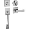 thumbnail image 1 of Front Door Handle and Deadbolt Set Single Cylinder and Lever Handle Fit Entry Door Reversible for Right and Left Handed Doors Rust and Heavy Duty Matte, 1 of 8