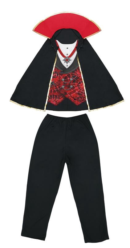Dark Dracula Costume for Children, Boys, Medium (8), by Way to Celebrate