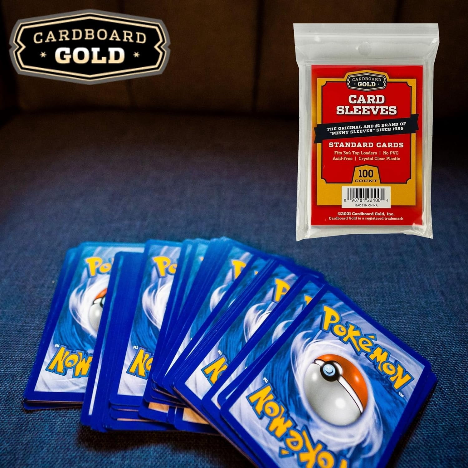 Cardboard Gold 5000 Soft Penny Sleeves for Trading Cards - Ultra Clear  Protection - Walmart Business Supplies