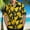 Yellow, variant on Aimik Hanes Hawaiian Shirt for Men Big and Tall Casual Button Down Shirt Short Sleeve Aloha Beach Shirt Party Shirt Blue XXXXL