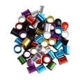 thumbnail image 2 of 100Pcs Reusable Pigeon Foot Rings 8mm Training Dove Leg Bands for Chicken Parrot Multicolor, 2 of 6