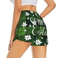 thumbnail image 3 of Goofa Happy Easter Printed Women 2 in 1 Running Shorts,Quick Dry Athletic Workout Shorts,High Waisted Athletic Shorts with Liner Pockets-XX-Large, 3 of 9