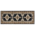 thumbnail image 3 of Oriental Weavers Andorra Area Rug - 2281E - 2'3" x 8' - in Blue/ Orange - Vintage Bohemian Style, Stain Resistant, Family and Pet Friendly , Entryway, Hallway Runner Rug, 3 of 4