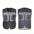 thumbnail image 2 of Neries Chaqueta de pesca de verano con bolsillos delanteros Tamaño múltiple SHISTPER CHEISTOAT HOMBRES OUTERWAR VESTIDOS ACCESORIOS DE JUEGOS AIRNIOS ACCESORIOS GRIS / XXL sidaley OD003201-15, 2 of 7