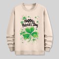 thumbnail image 5 of QUNYINEY Yellow Sweatshirt for Men Crew Neck Casual St Patricks Day Long Sleeve Tops Drop Shoulder Pullover Loose Sweatshirts, 5 of 8