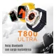 thumbnail image 2 of Reloj Inteligente T800 Ultra Smartwatch Reloj Inteligente Color De La Caja Plateado Color De La Correa Naranja, 2 of 5