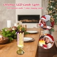 thumbnail image 4 of Lámpara 2 uds velas artesanales luz nocturna sin llama LED luces de velas de Navidad para boda de Navidad JShteea Para estrenar, 4 of 7