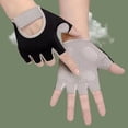 thumbnail image 4 of Toudaret Sports Gloves Non-slip Outdoor Gloves 1 Pair Half Finger Workout Gloves with Fastener Tape Soft High Elastic Shock-absorbing Anti-slip Breathable, 4 of 8