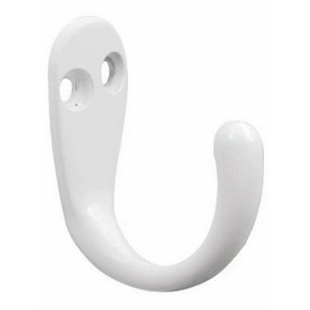 

Liberty B12093V-W Single Prong Hook White Finish Pack of 6