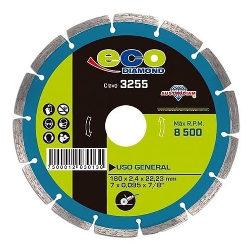 Disco De Diamante Segmentado Austromex Aus-3255 7 X 7/8