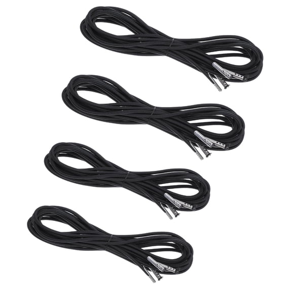 BQBQERT 4x Elastic Chair Bungee Cords Heavy Duty Tie Down Straps For Outdoor Recliners Sun Secure Fastening None