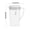 White, variant on 3 Liter Plastic Pitcher with Lid, BPA Free Large Beverage Dispenser for Iced Tea Lemonade, Wide Mouth Water Jug with Spout Filter, Cold Drink Pitcher for Party BBQ Home Kitchen
