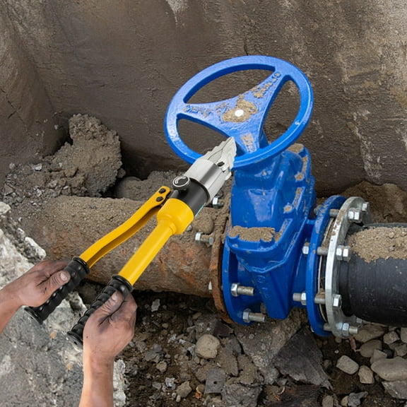 Hydraulic Flange Spreader Yellow 8 Ton Hydraulic Spreader Portable w/ Box SALE