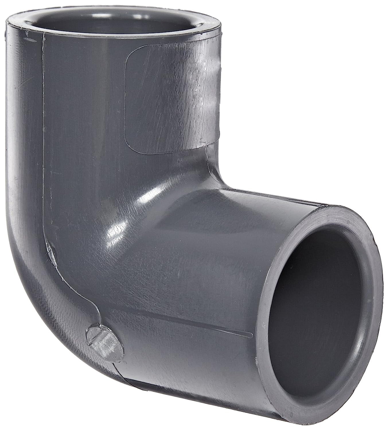 Spears 806 Series PVC Pipe Fitting, 90 Degree Elbow, Schedule 80, 3/4" Socket 0.75 Inch 1