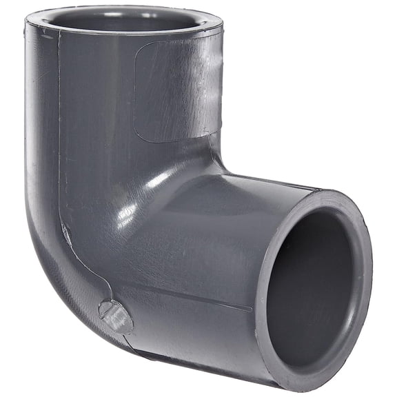 Spears 806 Series PVC Pipe Fitting, 90 Degree Elbow, Schedule 80, 3/4" Socket 0.75 Inch 1