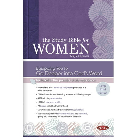 The Study Bible for Women: NKJV Large Print Edition,