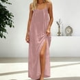 thumbnail image 7 of Elegant Sleepwear Dress for Women â Soft Loose Casual Nightgown with Strappy Back, Open Back Design, for Home, Leisure, Summer, Beach & Vacation, 7 of 7