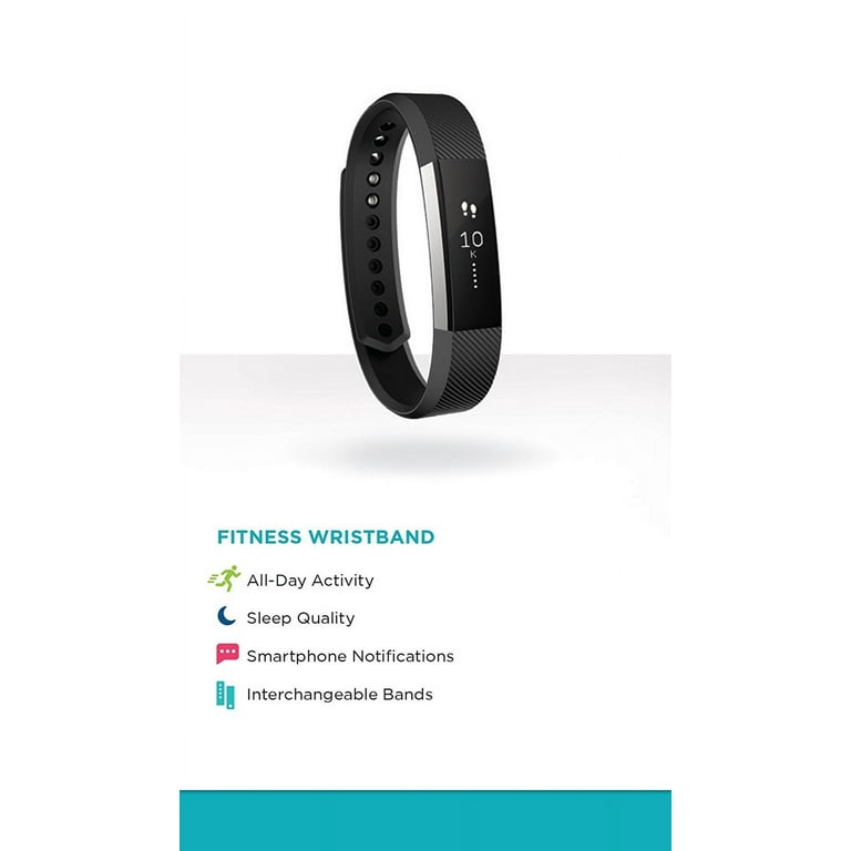 fitbit alta HR ブラック SMALL フィットネストラッカー Fitbit Alta HR Monitor - Track Heart Rate & Activity in Style