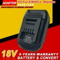 thumbnail image 1 of Adapter For Metabo 18V Li-ion Battery Converter Compatible with to Einhell Ozito Tool 20V MAX Li-Ion System cordless tools (For Metabo battery to Einhell Ozito Tool), 1 of 8