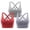 E, variant on KOERIM Women,'s Cross Back Sport Bras Padded Strappy Criss Cross Cropped Bras for Yoga Workout Fitness Low Impact,3PACK