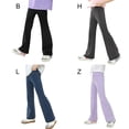 thumbnail image 5 of GYRATEDREAM Girl's Flare Leggings High Waisted Yoga Pants Bootcut Dance Casual Pants Activewear Kids Bell Bottoms Toddler Child for 4 Years-12 Years, 5 of 5