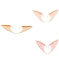 thumbnail image 2 of 1 Pair Elf Ears Cosplay Accessories Latex Soft Pointed Prosthetic False Ear Halloween Party Masks, 2 of 8