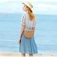 thumbnail image 4 of Straw Hobo Bags for Women Small Crossbody Bag Beach Purse Weave Shoulder Handbag Rattan, 4 of 6