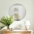 thumbnail image 2 of HOMCOM 24" Bathroom Mirror for Wall, Round Mirror for Living Room Bedroom, 2 of 10