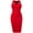 RED, variant on FashionMille Women Slim Fit Round Scoop Neck Casual Racerback Tank Summer Bodycon Midi Dress