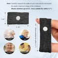 thumbnail image 4 of XIRQI Motion Sickness Wristband,Anti-Nausea Acupressure Wrist Band for Nausea Relief,Dizziness and Vomiting from Car Sea Boat Flying Travel Sickness for Adults and Kids(Black,Large,2 Pairs), 4 of 7