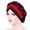 Black Red, variant on Women Ladies Long Braid Indian Hair Head Wrap Cap Stretchy Plaited Turban Hat