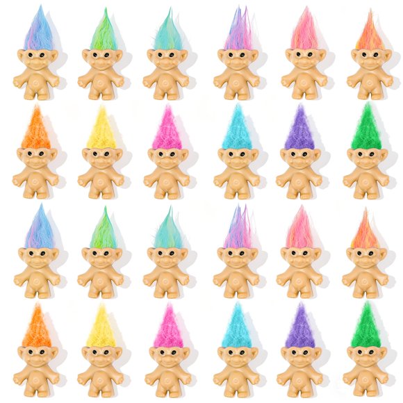 Muñecos Troll HLXGFCAI 30 piezas mini de 10 cm con cabello colorido